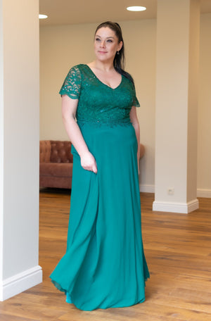 Grace Dress Queen Size - Green
