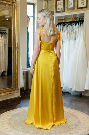 Joy Dress - Bright Yellow (alleen online te koop, niet in de winkel)