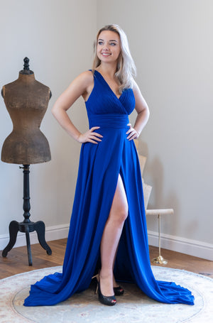 In Style Dress - Bright Blue