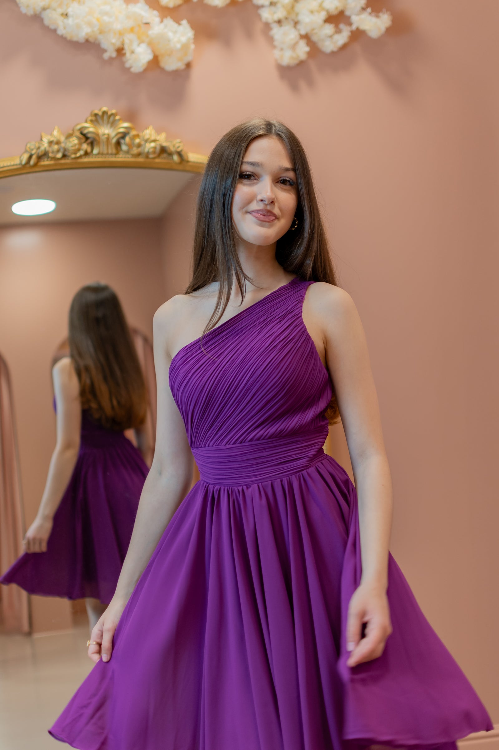 Girly Girl Dress - Violet Purple