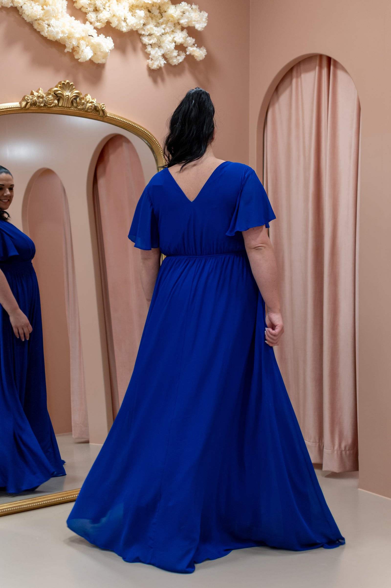 Perfect Evening Dress - Bright Blue