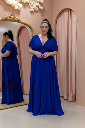 Perfect Evening Dress - Bright Blue