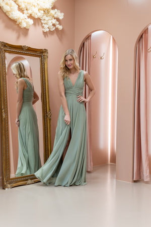 Venice Dress - Sage Green/ Mint