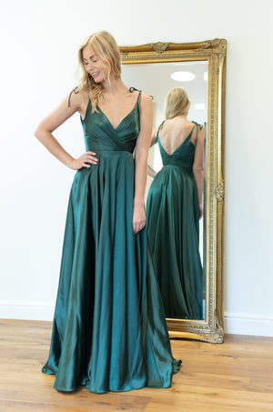 Shimmer Dress - Green