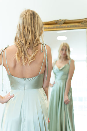 Shine Dress - Sage Mint