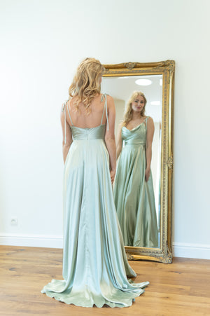 Shine Dress - Sage Mint