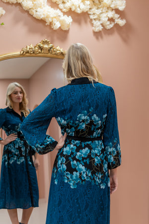 Instant Crush Dress - Oil Blue