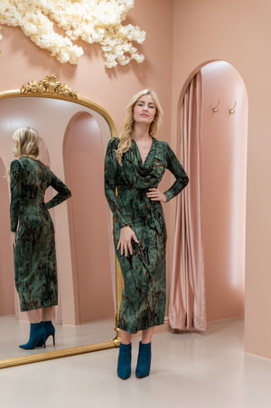 Dinner Date Dress - Green
