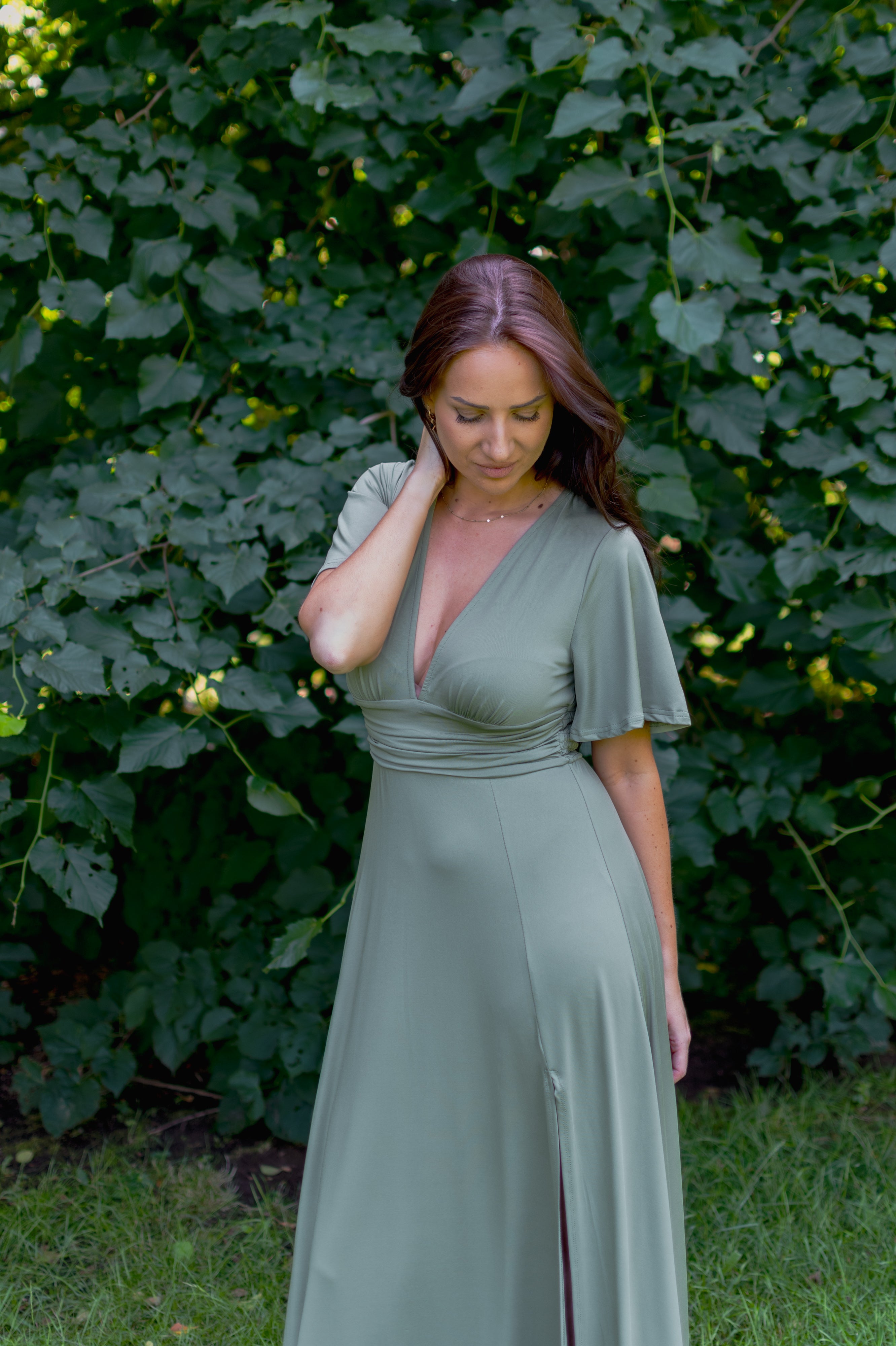Maxi dress groen online