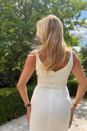 Charlene Dress - White