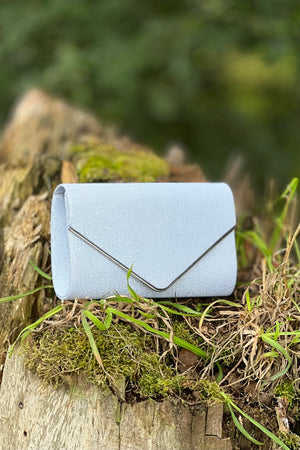 Shimmer Clutch - Silver