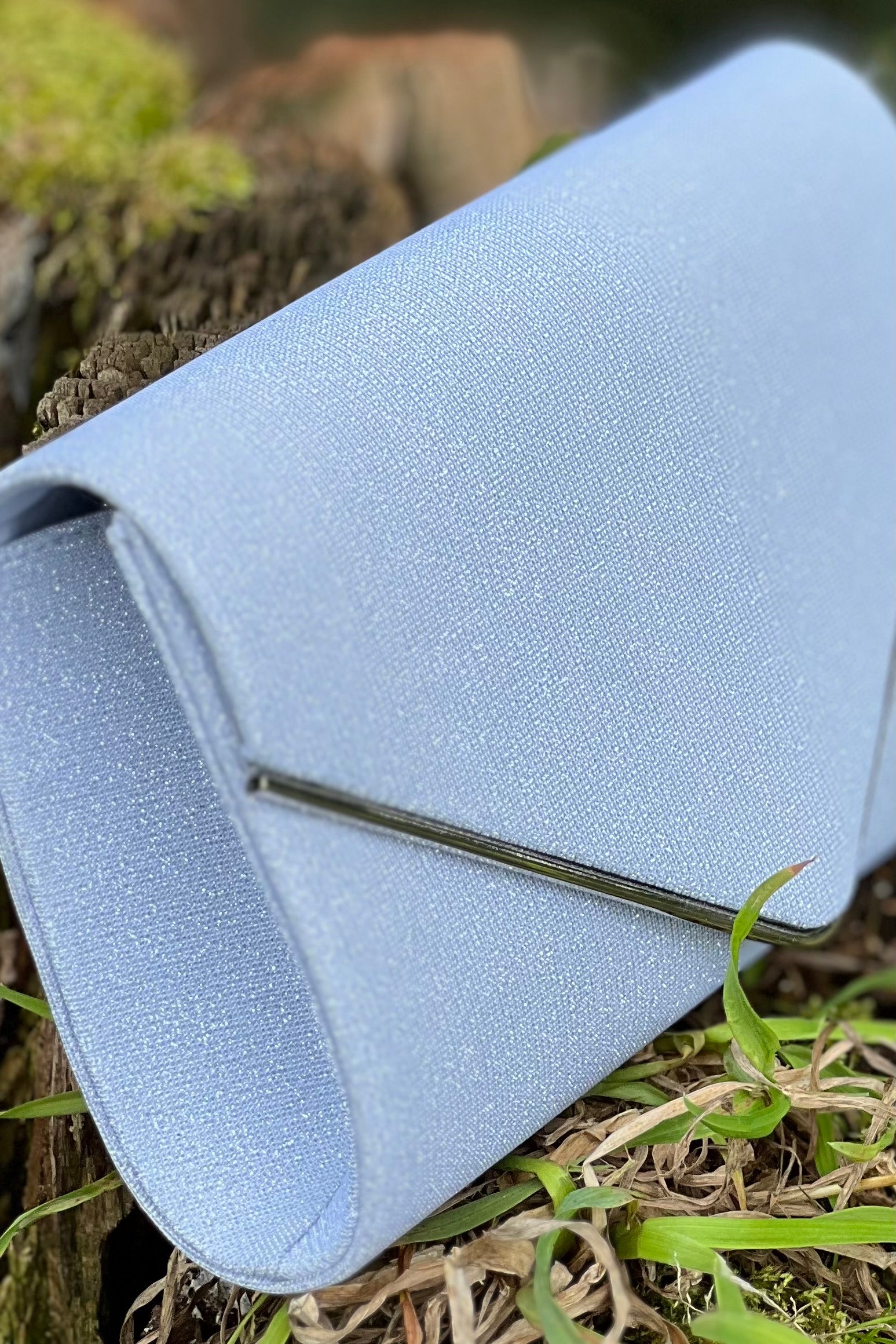 Shimmer Clutch - Silver