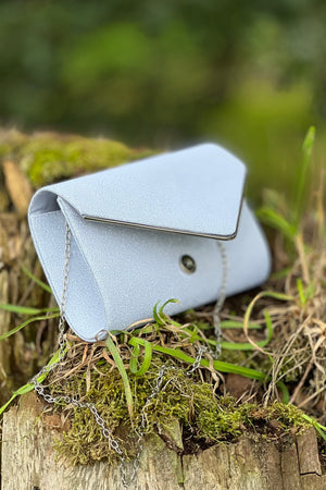 Shimmer Clutch - Silver