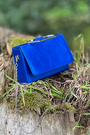 Quirky Clutch - Bright Blue