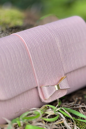 Bow Clutch - Pink