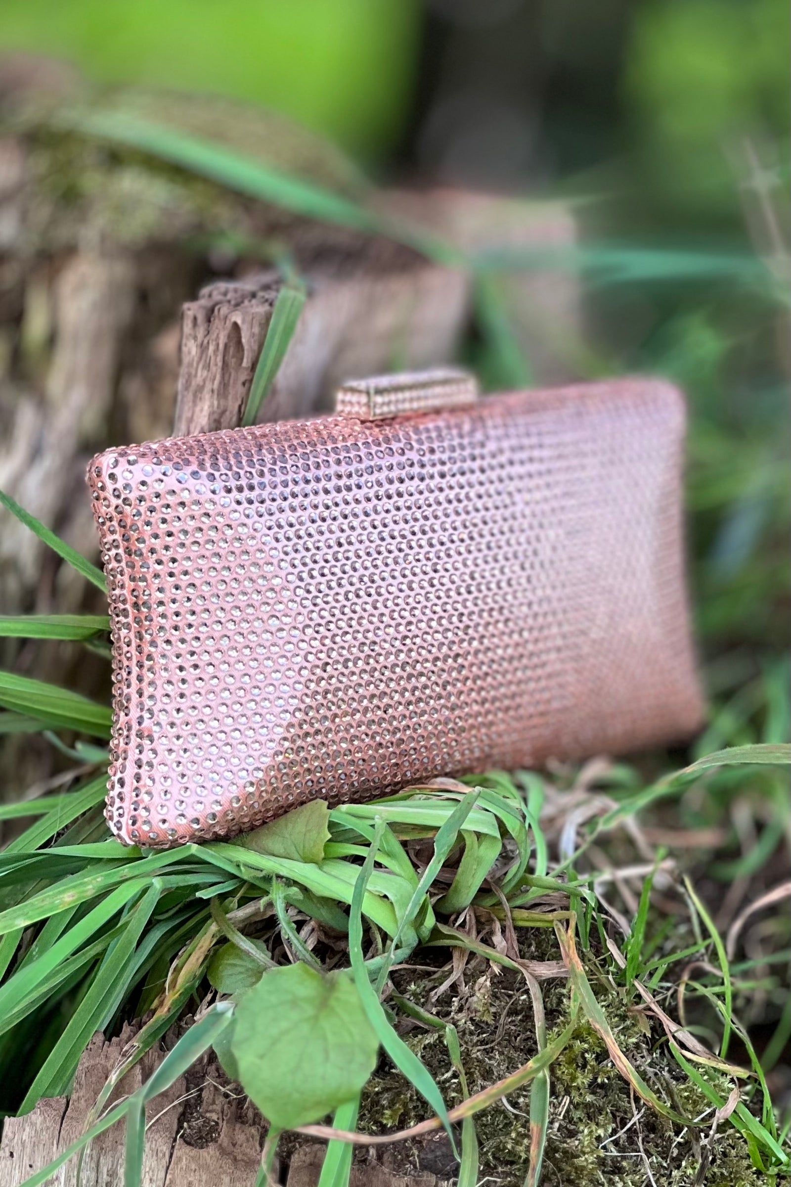 Curvy Clutch - Champagne Pink