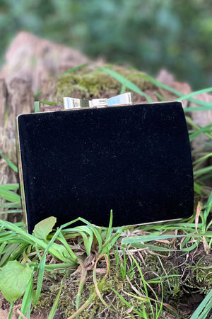 Velvet Clutch - Black