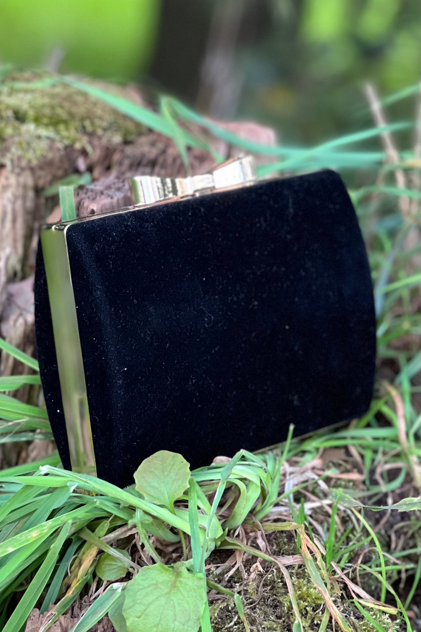 Velvet Clutch - Black