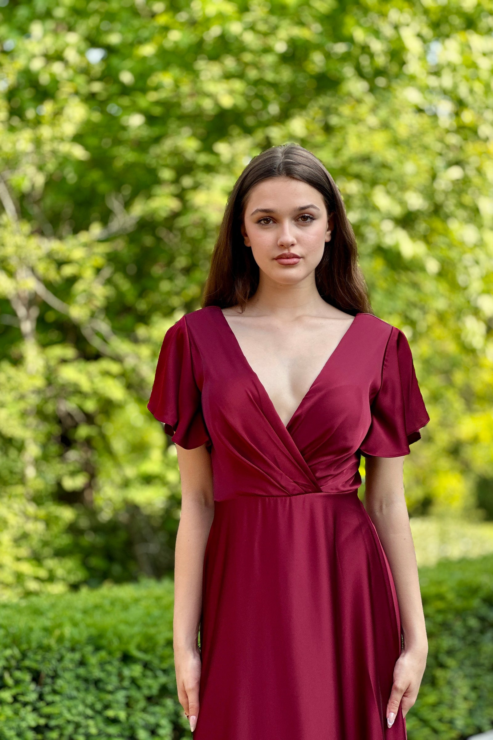 Sweetest Thing Dress - Bordeaux Red