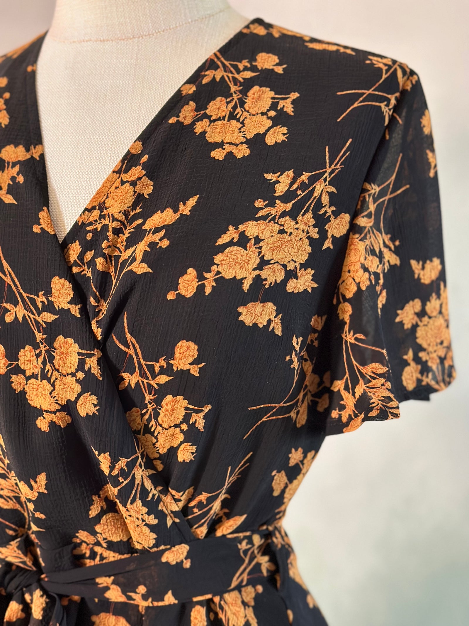 Jurk Roest Vintage S (alleen online)