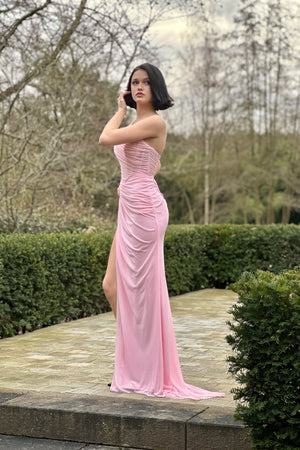 Taylor Dress - Baby Rose Pink