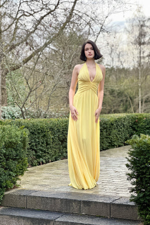 Viral Dress - Light Yellow