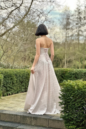 Glimmer Dress - Sparkling Pale Gold