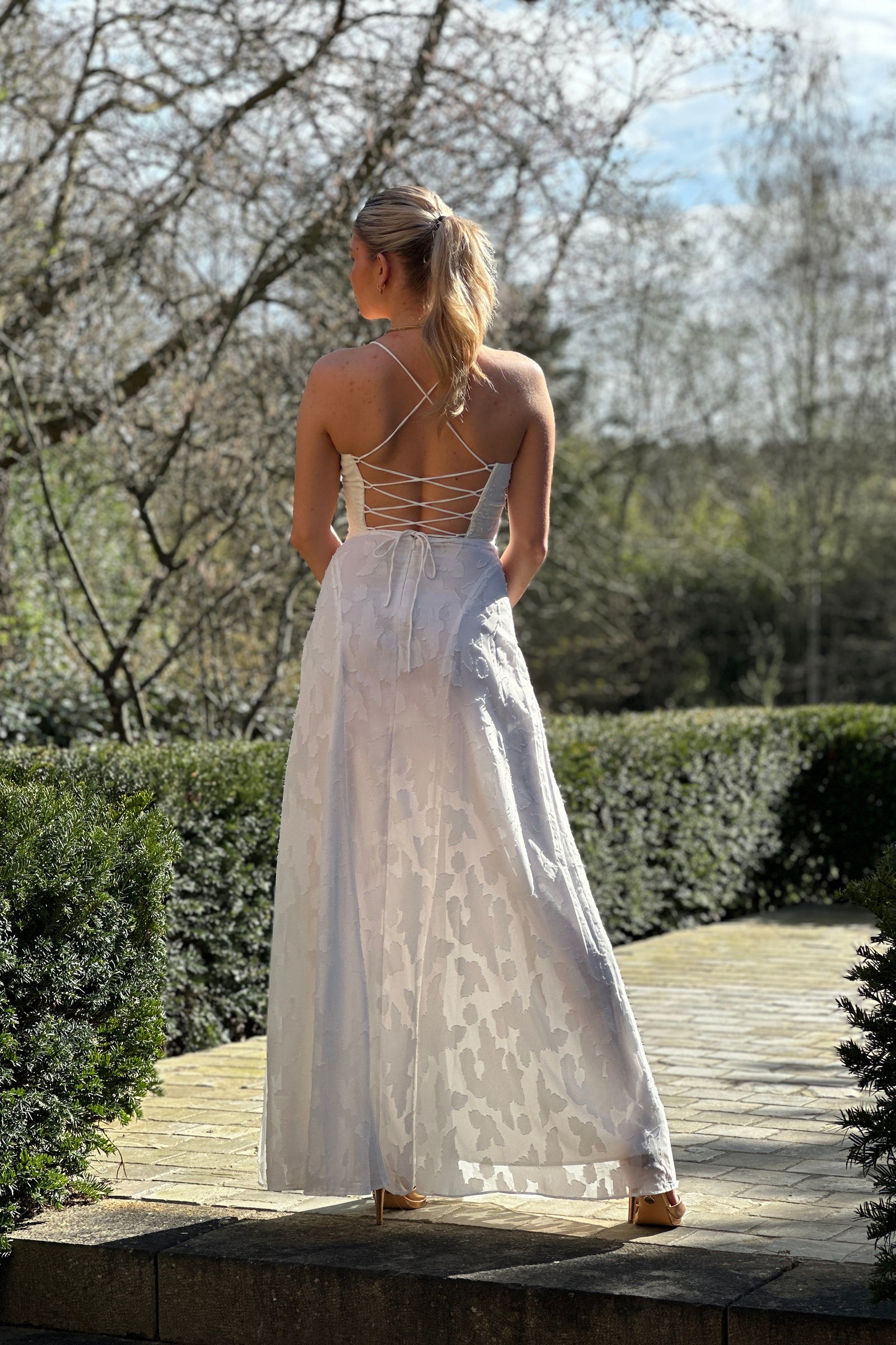 Romance Dress - White Lace
