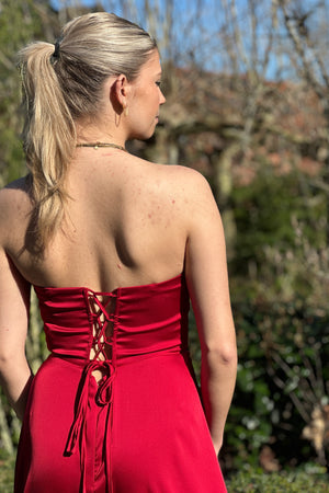 Gorgeous Dress - Cherry Red