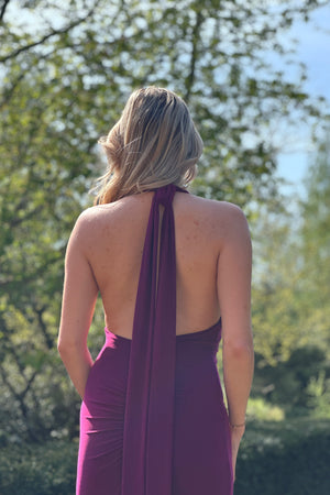 Lissabon Dress - Cerise Red