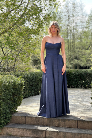 Glimmer Dress - Sparkling Navy