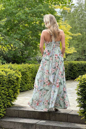 Viral Dress - Minty Sage Bouquet