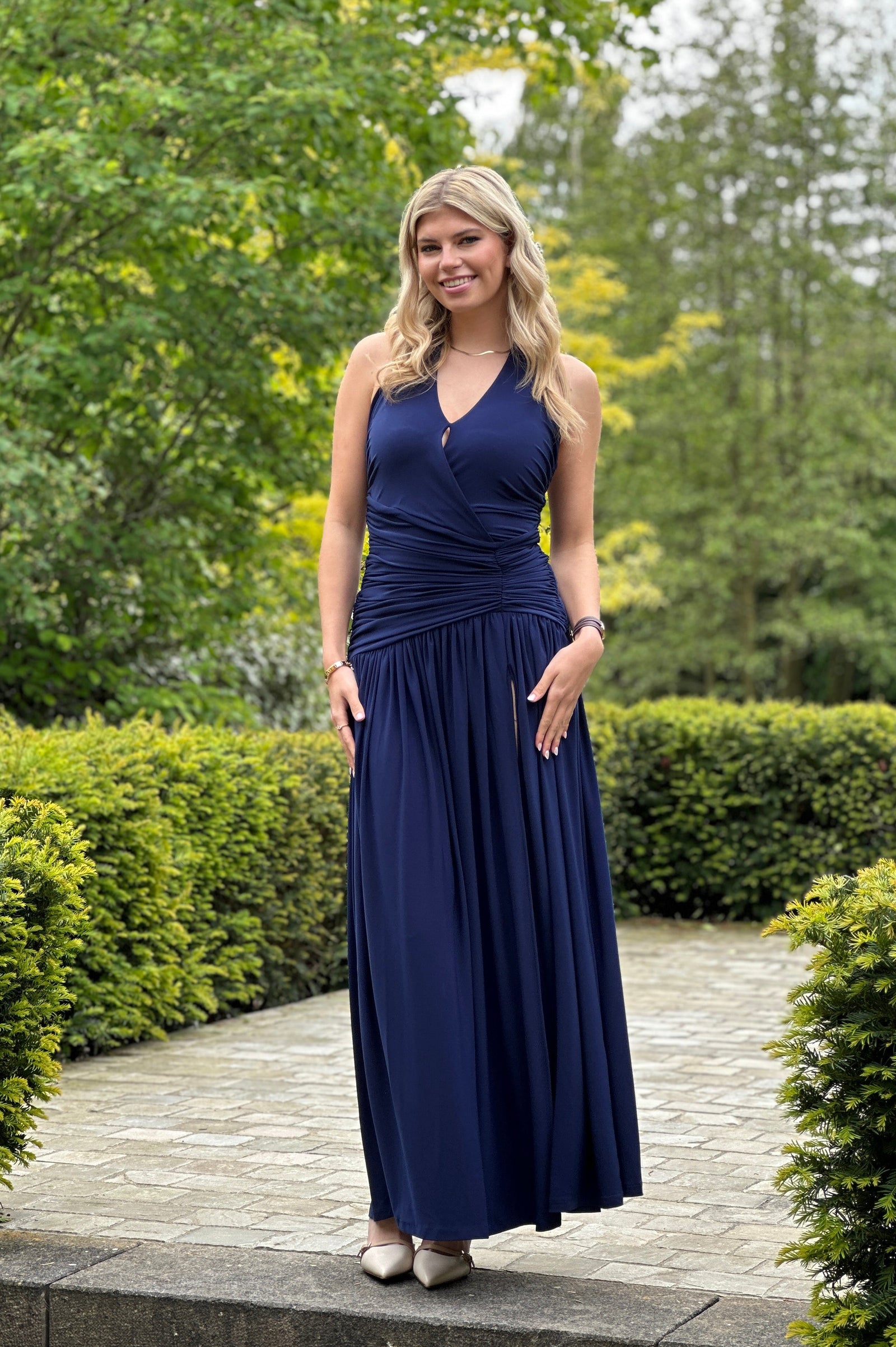 Babe Dress - Navy