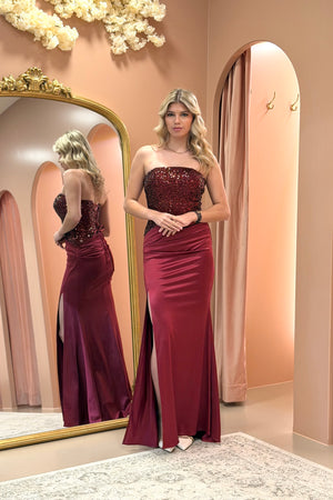 Zendaya Dress - Glamorous Red