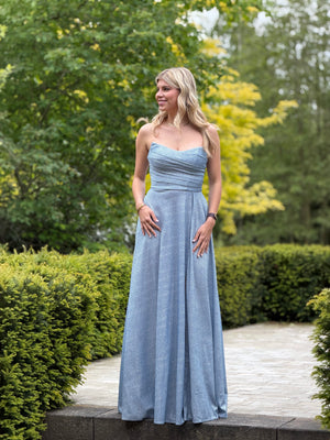 Glimmer  Dress - Sparkling Blue