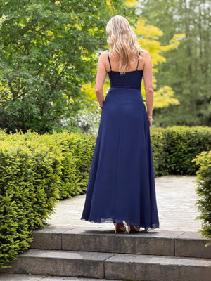 Elegant Dress - Navy