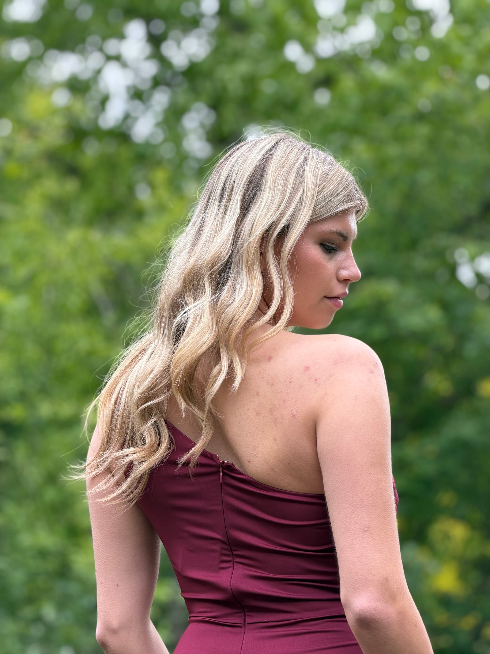 Barcelona Dress - Bordeaux