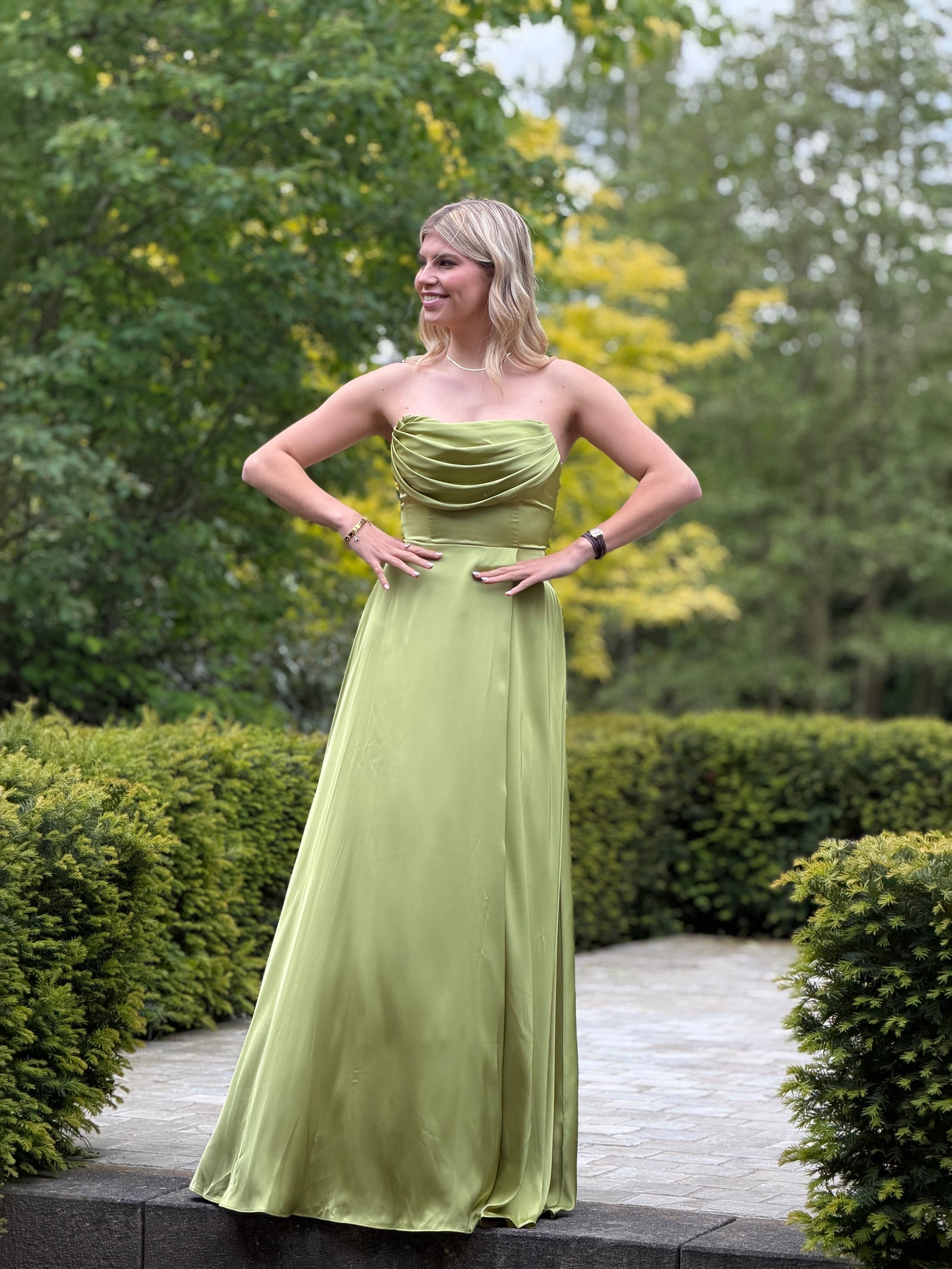 Gorgeous Dress - Lemon Green