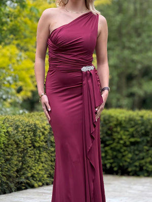 Barcelona Dress - Bordeaux
