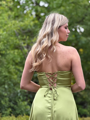 Gorgeous Dress - Lemon Green