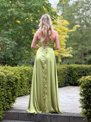 Gorgeous Dress - Lemon Green