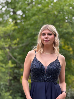 Angel Dress - Navy