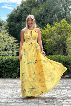 Meadow Dress - Pastel Yellow