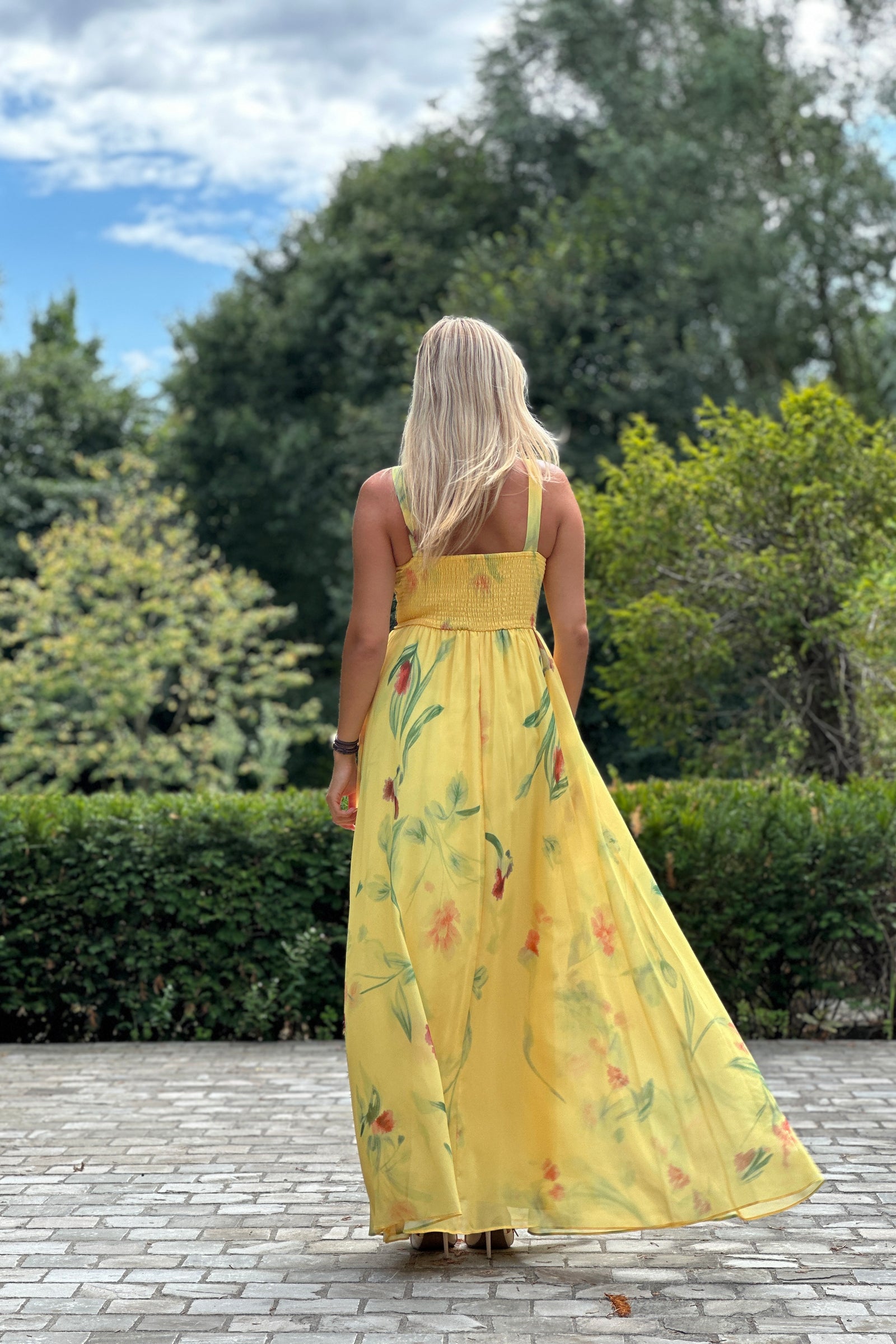 Meadow Dress - Pastel Yellow