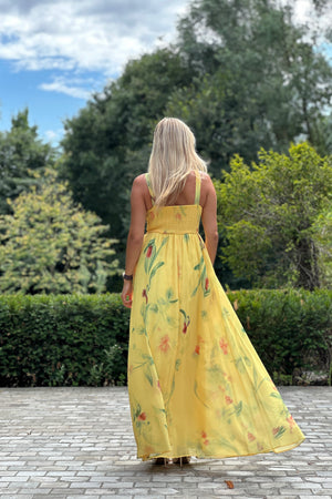 Meadow Dress - Pastel Yellow