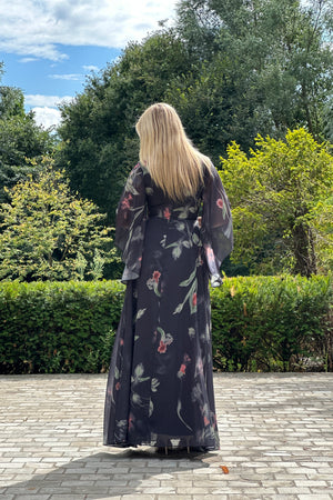 Dahlia Dress - Black & Pink