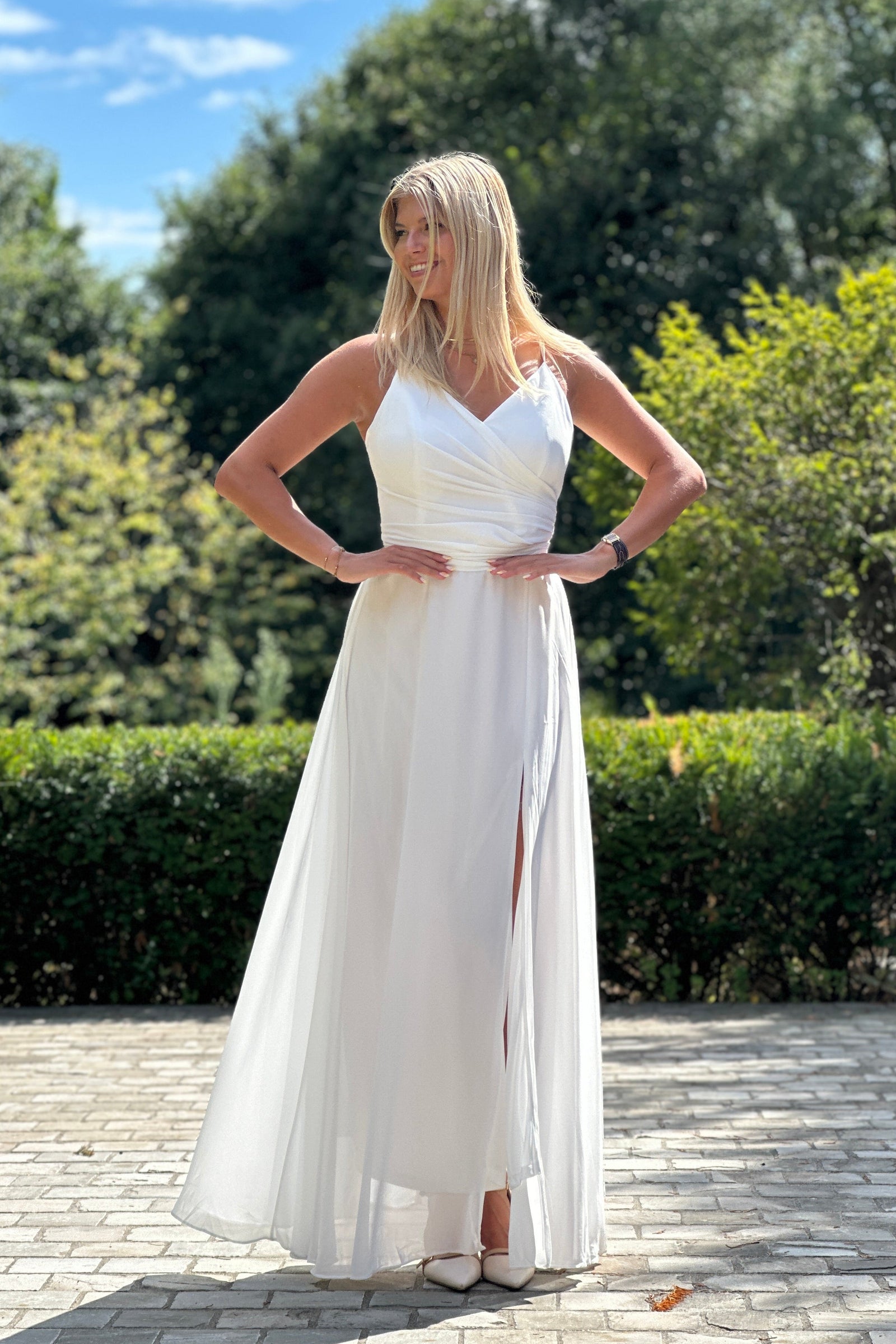 Simplicity Dress - White