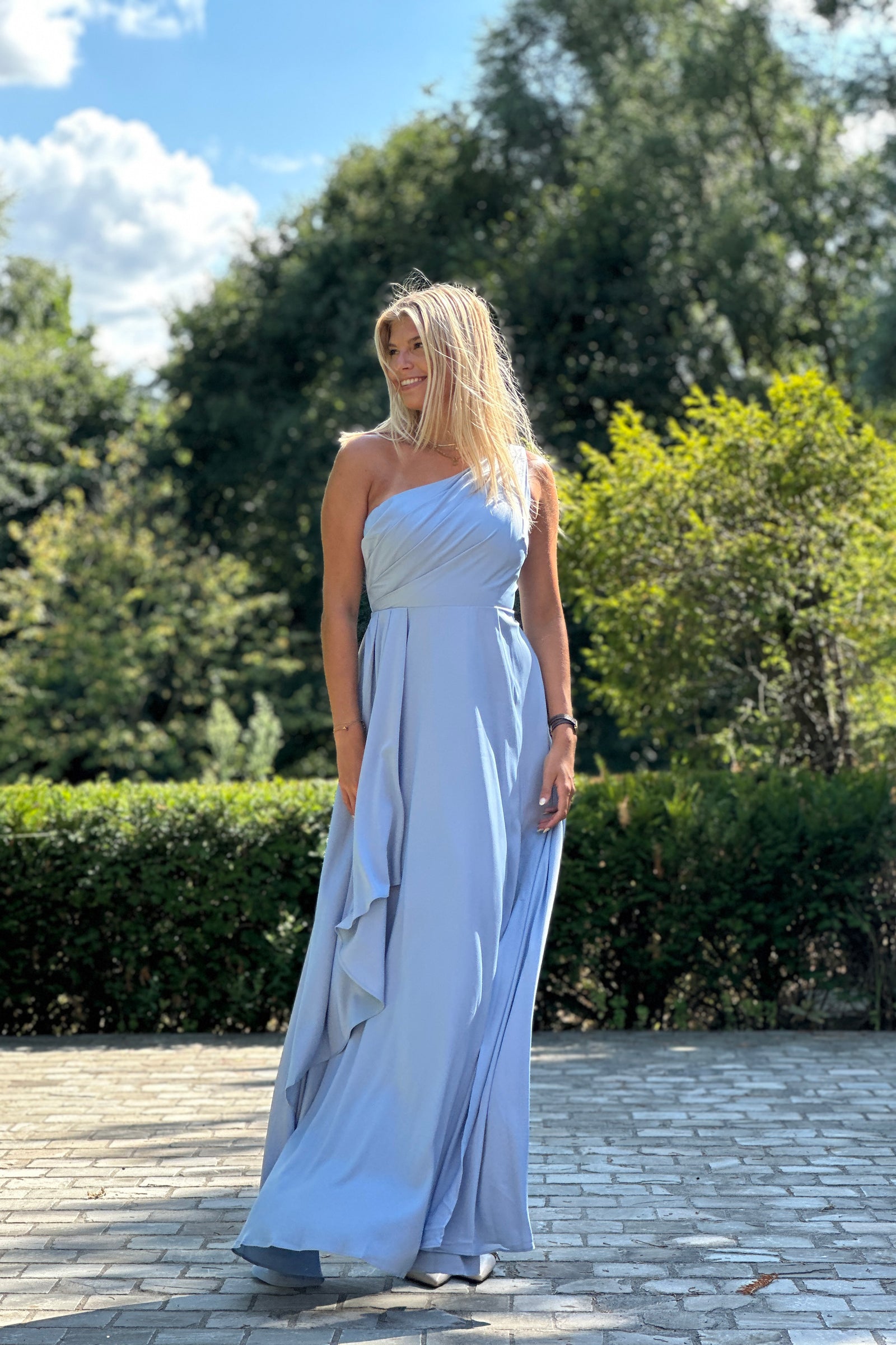 Tokio Dress - Grey Blue