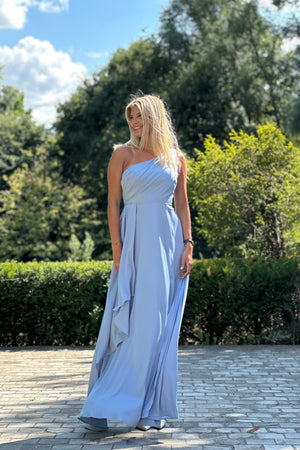 Tokio Dress - Grey Blue