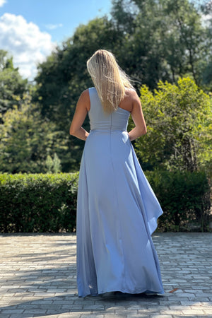 Tokio Dress - Grey Blue